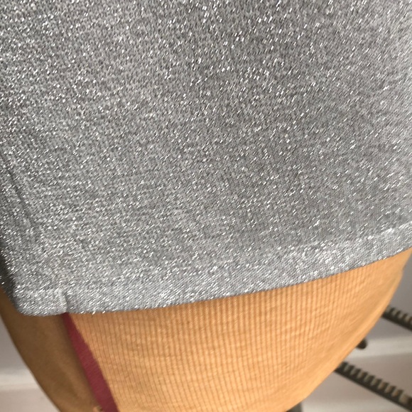 Laura Ashley Metalic Silver ScoopSleevelessTankTop - Picture 7 of 12